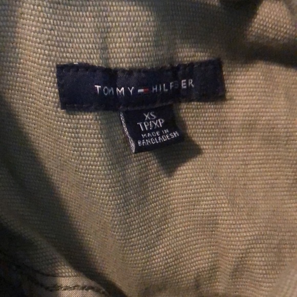 Tommy Hilfiger Jacket Military Style Pockets Jacket XS Utility Green - Picture 6 of 8
